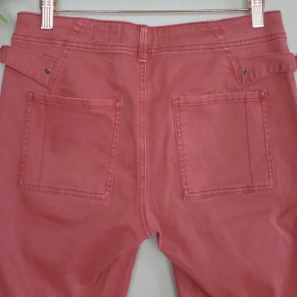 ANTHROPOLOGIE HEI HEI SLIM UTILITY CARGO PANTS RUST 27 - Picture 8 of 12